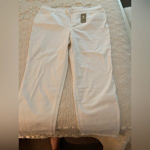 Chicos women’s size 3 Perfect stretch girlfriend slim leg ankle pants NET